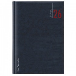 Libro prenotazioni ristorante 2026 - con copertina similpelle imbottita - 21 x 30 cm - blu