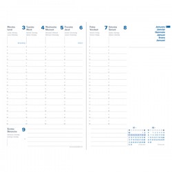 Agenda settimanale Ministro Equology 2026 - 16 x 24 cm - nero - Quo Vadis