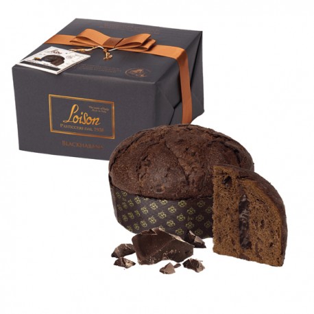 Panettone BlackHabana - Linea Top - cioccolato/rum - 600 gr - Loison