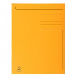 Cartellina 3 lembi con stampa Forever - 280 gr - A4 maxi - arancione - Exacompta
