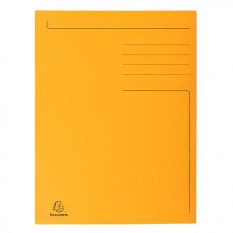 Cartellina 3 lembi con stampa Forever - 280 gr - A4 maxi - arancione - Exacompta