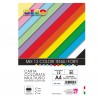 Busta carta Deco - A4 - 80 gr - colori assortiti - 12 fogli - DECO