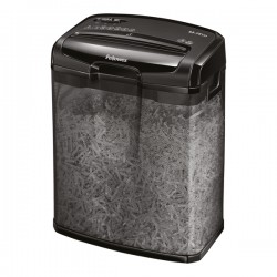 Distruggidocumenti M-7CM - a frammenti - nero - Fellowes