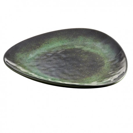 Piatto triangolare Linea Amazzonia - 19,2 x 2,5 cm - melamina - Leone