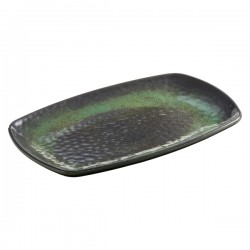 Piatto rettangolare Linea Amazzonia - 23,5 x 15 x 2,5 cm - melamina - Leone