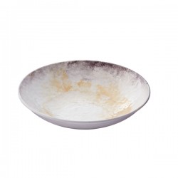 Piatto fondo Linea Galassia - diametro 18,5 x 4 cm - melamina - Leone