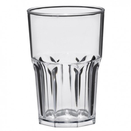 Bicchiere Granity - 400 ml - SAN - trasparente - Leone - conf. 5 pezzi