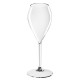 Flute Perlage - 240 ml - tritan - trasparente - Leone - conf. 6 pezzi