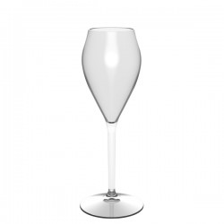 Flute Petit Perlage - 160 ml - tritan - trasparente - Leone - conf. 6 pezzi