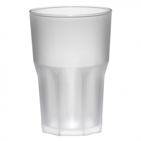 Bicchiere Granity - 400 ml - PP - satinato - Leone - conf. 5 pezzi