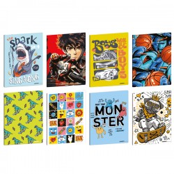 Maxiquaderno Kid Boy - A4 - 5mm c/margine - 21 fogli - 80 gr - Blasetti