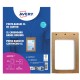 Portabadge A6 - in cartoncino plastificato - laser/inkjet - 105 x 148 mm - Avery - Conf. 50 pezzi