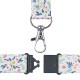 Cordoncino per portabadge - in Rpet - fantasia floreale - 440 x 20 mm - Avery - Conf. 10 pezzi