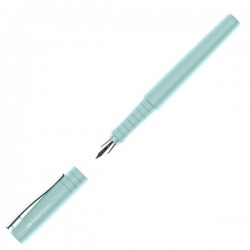 Set stilo B Poly Pen + sfera Poly Ball - punta 0,7 mm - fusto caribic blue - Faber-Castell