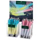 Penna a sfera Poly Ball Urban Summer - punta 0.7mm - fusto colori assortiti - Faber Castell - expo 24 pezzi