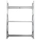 Kit scaffale - per pneumatici - 3 ripiani - 150 x 50 x 200 cm - acciaio - Tecnotelai