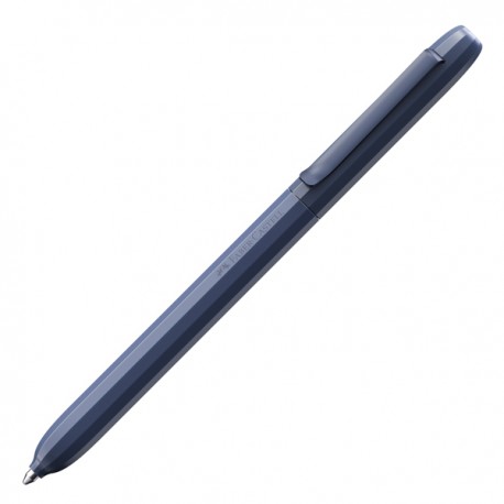 Penna a sfera Avori - punta M - fusto blu polvere - Faber-Castell