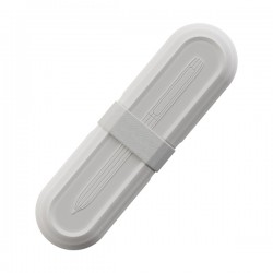 Penna a sfera Avori - punta M - fusto blu polvere - Faber-Castell