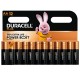 Pila stilo AA - 1,5V - Plus Powerboost - MN1500 - Duracell - blister 12 pezzi