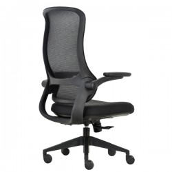 Seduta operativa ergonomica Aurora CHLN18 - braccioli regolabili - nero - Unisit