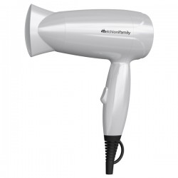 Asciugacapelli da viaggio Handy Style New - 13,5x8x20,5 cm - 1200 W - 220/240 V - grigio - Melchioni family