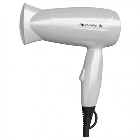 Asciugacapelli da viaggio Handy Style New - 13,5x8x20,5 cm - 1200 W - 220/240 V - grigio - Melchioni family
