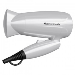 Asciugacapelli da viaggio Handy Style New - 13,5x8x20,5 cm - 1200 W - 220/240 V - grigio - Melchioni family