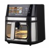 Friggitrice ad aria Gaia Plus - doppia resistenza - 38,8 x 33,7 x 38,5 cm - 8 L - nero - Melchioni family