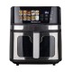 Friggitrice ad aria Gaia Plus - doppia resistenza - 38,8 x 33,7 x 38,5 cm - 8 L - nero - Melchioni family