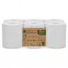 Asciugamani in rotolo Centrefeed Simplify - 19,6 cm x 90 m - diametro 18,5 cm - 17,5 gr - 450 strappi - 2 veli - bianco - Papern