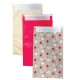 Sacchetto regalo - fantasia Natale assortite - c/patella adesiva - 26 x 40 + 5 cm - carta - Rex Sadoch - conf. 3pz