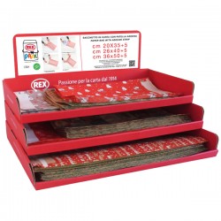 Sacchetto regalo - fantasia Natale assortite - c/patella adesiva - Rex Sadoch - expo 150 pezzi
