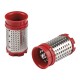 Grattugia cordless - 12 W - 24,5 x 12 x 10,5 cm - rosso/bianco - Girmi