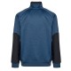 Felpa mezza zip Leeds - taglia XL - blu - U-Power