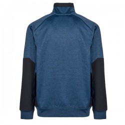 Felpa mezza zip Leeds - taglia XL - blu - U-Power