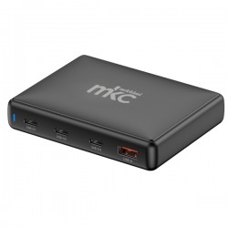 Caricatore USB - 140W - 3 USB-C + 1 USB-A - Nero -MKC Melchioni