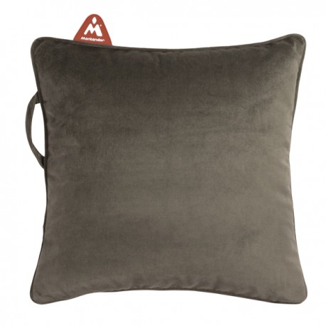 Cuscino Riscaldante - 45 x 45 cm - velluto - marrone - Montandor