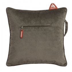 Cuscino Riscaldante - 45 x 45 cm - velluto - marrone - Montandor