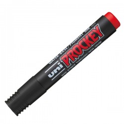Marcatore Uni Prockey M122 - punta conica da 1,20-1,80mm - rosso - Uni Mitsubishi