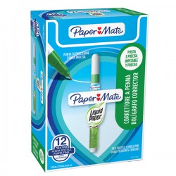 Correttore a penna Liquid Paper Micro Correction Pen - 7ml - punta a sfera - Papermate