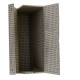 Scatola archivio in legno - 38 x 27 cm - dorso 12 cm - grigio - Brefiocart