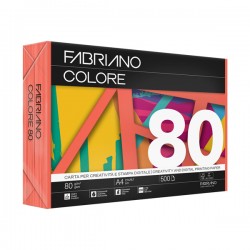 FabrianoColore - A4 - 80 gr - colori forti arancio - Fabriano - conf. 500 fogli