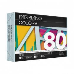 FabrianoColore - A4 - 80 gr - colori tenui celeste chiaro - Fabriano - conf. 500 fogli
