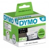 Rotolo 300 etichette LW S0929100 - 51 x 89 mm - carta - non adesiva - per badge - bianco - Dymo