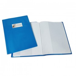 Coprimaxi LF - c/alette - A4 - PVC - laccato - azzurro scuro - Sei Rota