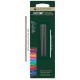 Minirefill per sfera multifunzione - punta media - blu - Monteverde - conf. 4 pezzi