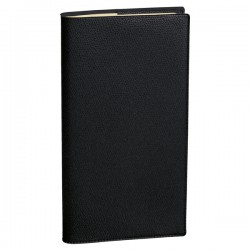 Agenda settimanale Italnote S 2026 - c/spirale - copertina Impala - 8,8 x 17 cm - nero - Quo Vadis