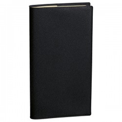 Agenda settimanale Planital 2026 - c/spirale - copertina Impala - 8,8 x 17 cm - nero - Quo Vadis