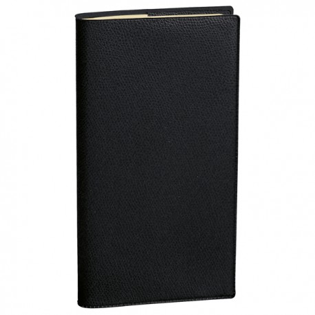 Agenda settimanale Planital 2026 - c/spirale - copertina Impala - 8,8 x 17 cm - nero - Quo Vadis