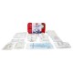 Astuccio di pronto soccorso per auto Soft Bag DIN 13164 2022 - 21,5 x 15 x 8,5 cm - rosso - PVS